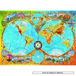 picture 1 of Schmidt 3000 pieces jigsaw puzzle World Map (58272)