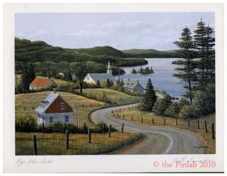 BILL SAUNDERS FINE ART® SIGNED REPRINT BY THE LAKE ©/™  