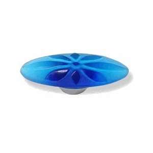 Betsy Fields Glass Cabinet Pull Blue Flower  Kitchen 