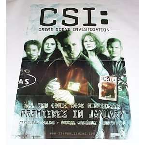 CSI Crime Scene Investigation TV Series 36 by 24 IDW Comics Shop 