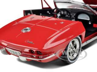 1963 CHEVROLET CORVETTE CONVERTIBLE RED 1:32 MODEL by SIGNATURE 
