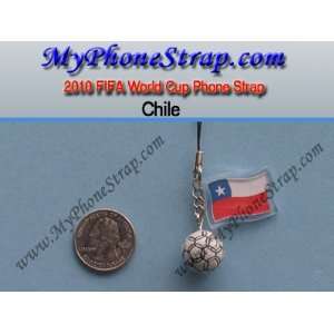 2010 FIFA World Cup Phone Strap    Chile Soccer Football Team (Japan 