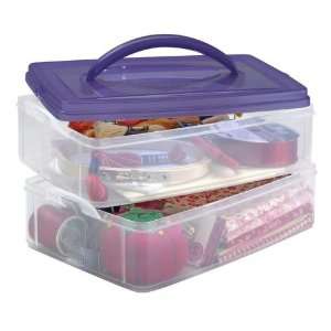  Snapware Craft Snap N Stack Storage 2 Layer   Large 