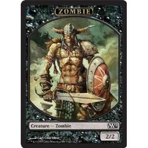  Magic the Gathering   Zombie Token   Magic 2012   Foil 