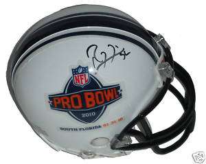Ray Lewis Signed 2010 Pro Bowl Mini Helmet Ravens  