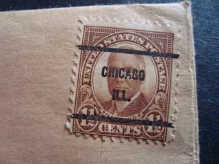 1934  NATIONAL BABY CONTEST, PRECANCEL COVER  CHICAGO, ILL 