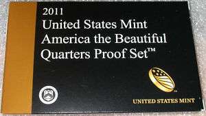 2011 S US MINT AMERICA THE BEAUTIFUL QUARTERS PROOF SET  