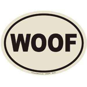  European Style WOOF Auto Decal: Home & Kitchen