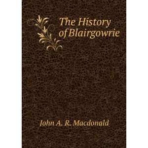   with a . and parochial records, institutio: John A. R MacDonald: Books