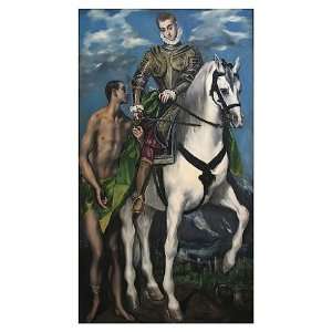  Saint Martin and the Begger 1597 99   Poster by El Greco 