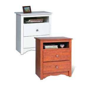  Collection Extra Tall 2 Drawer Night Stand (Cherry or White) C 2428