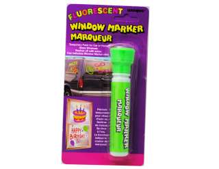 Window Marker Car Glass Temporary Paint Neon Green 011179913701  