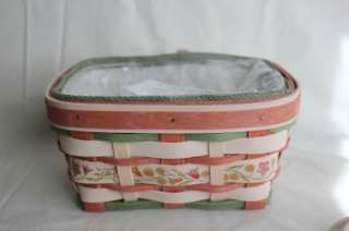 LONGABERGER 2012 MOTHERS DAY BASKET SET with optional MOTHERS DAY 