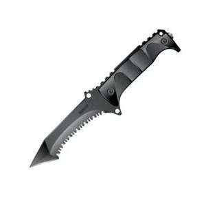  Jim Wagner RBB, Aluminum, Fixed Blade, Serrated,Nylon 