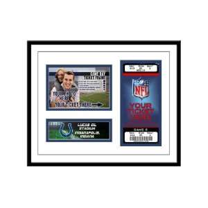    NFL Game Day Ticket Frame   Indianapolis Colts: Sports & Outdoors