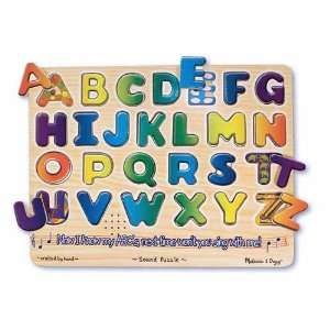  Melissa and Doug 340 Alphabet Sound Puzzle: Toys & Games