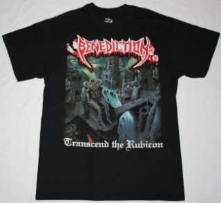   TRANSCEND THE RUBICON93 DISMEMBER DEATH METAL NEW BLACK T SHIRT