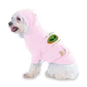 ALIENS Like To Abduct Hooded (Hoody) T Shirt with pocket for your Dog 