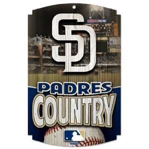  MLB San Diego Padres Wall Sign   Padres Country: Sports 