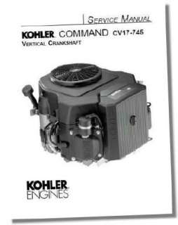   Engine REPAIR Manual Command Models CV17 CV745 TP 2450 B !  