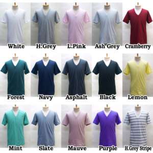 AMERICAN APPAREL 2456 V NECK T SHIRT ANY COLOR SIZE  