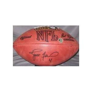  Brett Favre Autographed Official NFL Football: Everything 