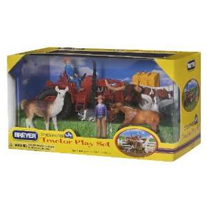  Breyer Stablemates Tractor Play Set: Toys & Games