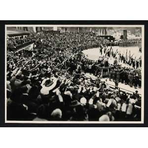  1936 Winter Olympics Closing Ceremony Stadium Print 