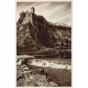  1925 Castellfollit de la Roca Castellfullit River Spain 