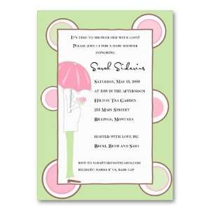   Pink Shower Invitation Baby Shower Invitation: Health & Personal Care