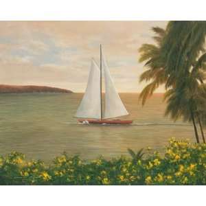  Diane Romanello   Harbor Sunset Canvas: Home & Kitchen