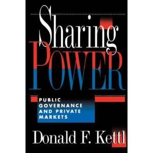   Governance and Private Markets [Paperback] Donald F. Kettl Books