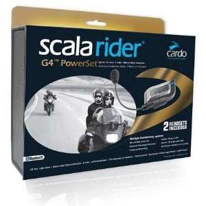 Scala Rider G4 Power Set with Corded Mic SRPS0115