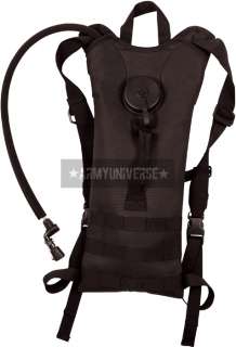 black military type hydration system backpack item 2830 600d polyester 