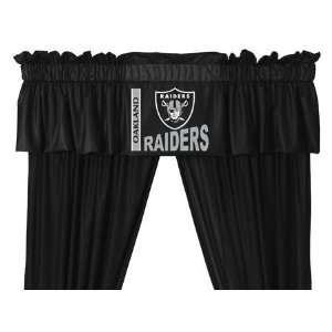   Raiders Window Valance & 63in Drapes/Curtains