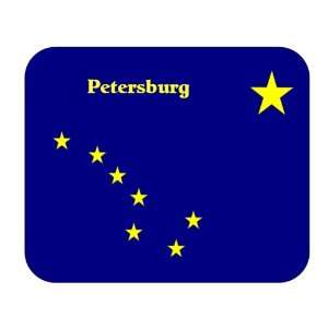  US State Flag   Petersburg, Alaska (AK) Mouse Pad 