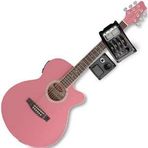   BEAUTY ACOUSTIC ELECTRIC GUITAR PIEZO w TUNER Musical Instruments