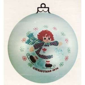  Raggedy Ann Schmid 1976 Christmas Ornament