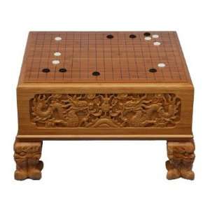   Go Game Stage W. Dragon Carving 18CM 