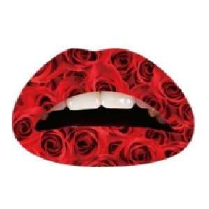  Temporary Lip Tattoo  Red Rose Beauty