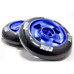  Blunt Cross Wheel Black Blue 100mm 