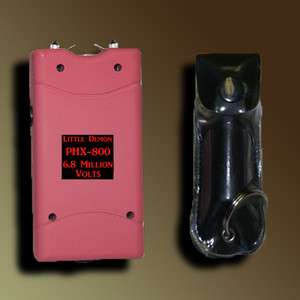   Spray & Pink Little Demon™ PHX 800™ 6.8 Million Volt Mini Stun Gun