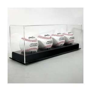  Acrylic Four Ball Baseball Display Case