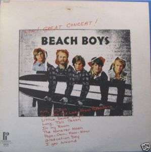 BEACH BOYS, WOW GREAT CONCERT   LP  