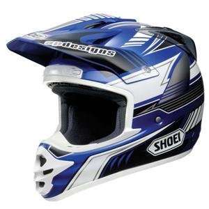  Shoei VFX DT Preston 2 Helmet   Large/Blue: Automotive