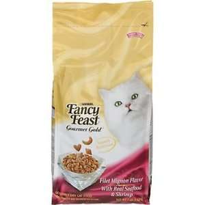  Fancy Feast Dry Cat Food Filet Mignon with Real Seafood 