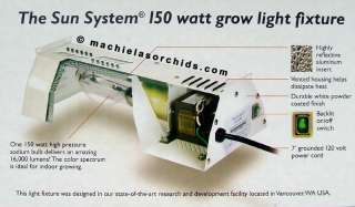 Sun System HPS 150 Grow Light With Bulb ~BEST PRICE~  
