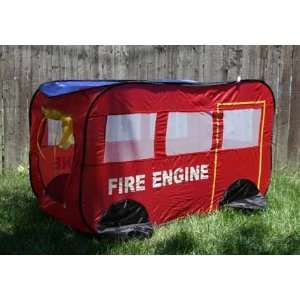  Tent Fire Fighter Pretend Play Firetruck with Carry Bag Toys & Games