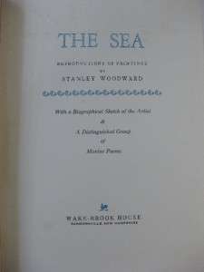 The Sea Paintings Stanley Woodward Signed First Edition  
