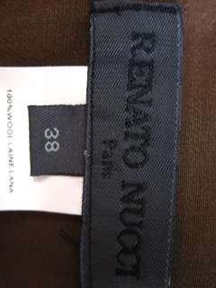 bidding on RENATO NUCCI Brown Slacks Size 38. These classic wool pants 